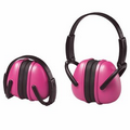 239 Pink Foldable Ear Muff with Adjustable Band